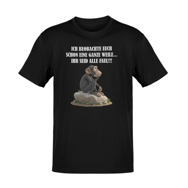 T-Shirt Beobachte euch eine Weile Sprüche lustig TS0052U 3XL