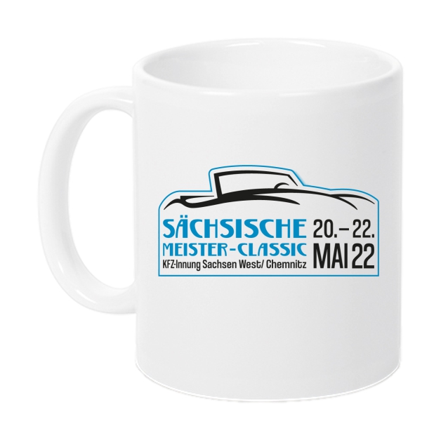 Kaffeebecher zur 2. Sächsischen Meister Classic Oldtimer Rallye