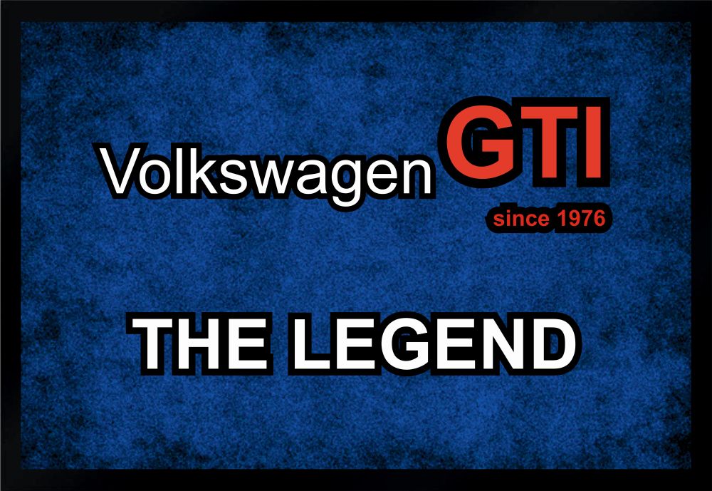 Fußmatte Schmutzfangmatte VW GTI Volkswagen F128 60x40 cm