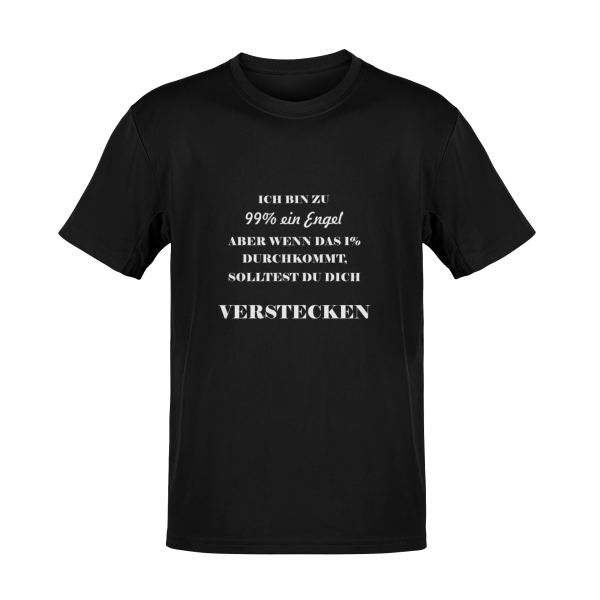 T-Shirt 99% Engel Sprüche lustig TS0061D 3XL
