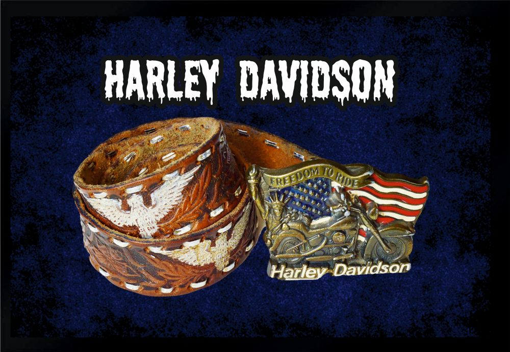Fußmatte Schmutzfangmatte Harley Davidson F118 60x40 cm