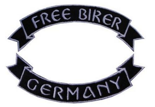 Free Biker Germany .... Aufnäher Patch 16,5 cm (153)