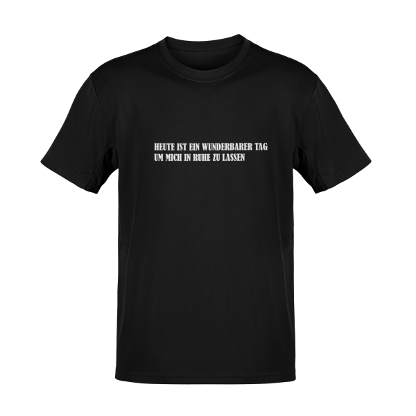  T-Shirt In Ruhe lassen Sprüche lustig TS0064U 3XL