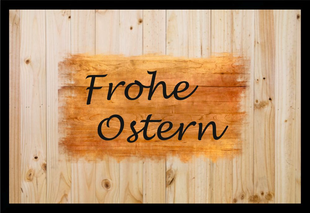 Fußmatte Schmutzfangmatte Frohe Ostern F617 60x40 cm