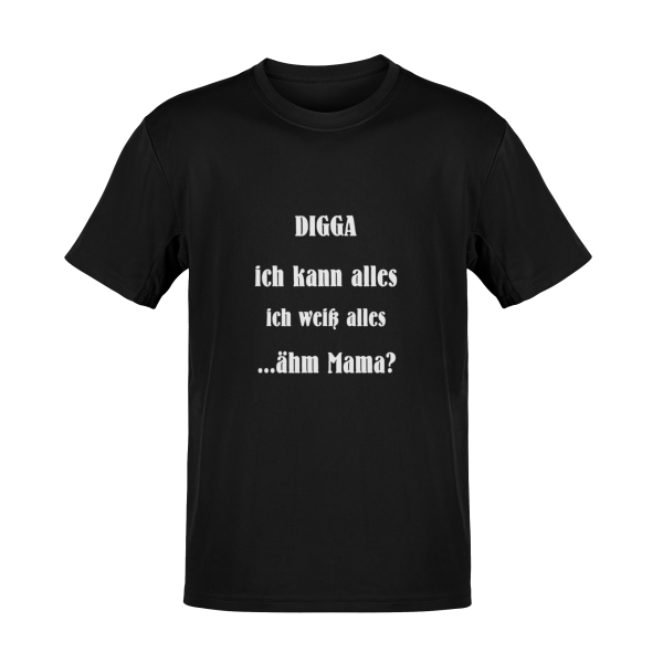 T-Shirt Ähm Mama Sprüche lustig TS0096U 3XL